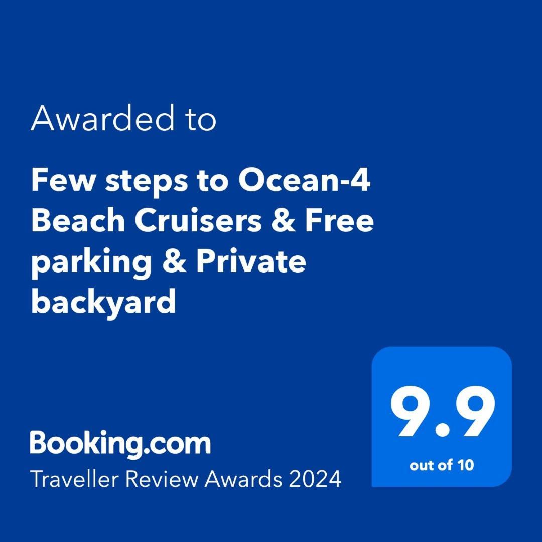 Few Steps To Ocean-4 Beach Cruisers & Free Parking & Private Backyard Jacksonville Beach Buitenkant foto